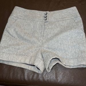 Stressa soft gray faux wool shirts small